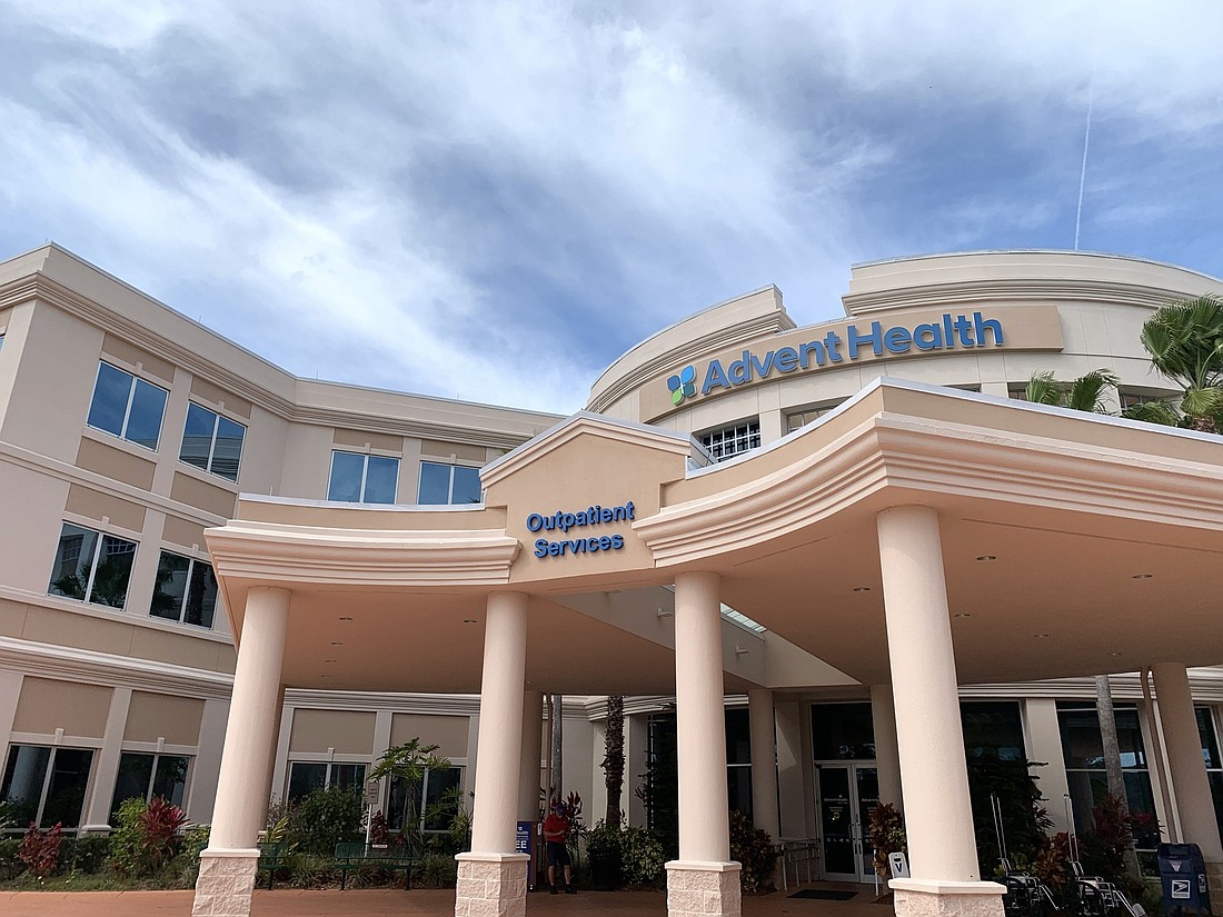 AdventHealth Palm Coast is supplying patients with devices, if needed, to allow them to virtually contact their loved ones at home. Photo by Brian McMillan