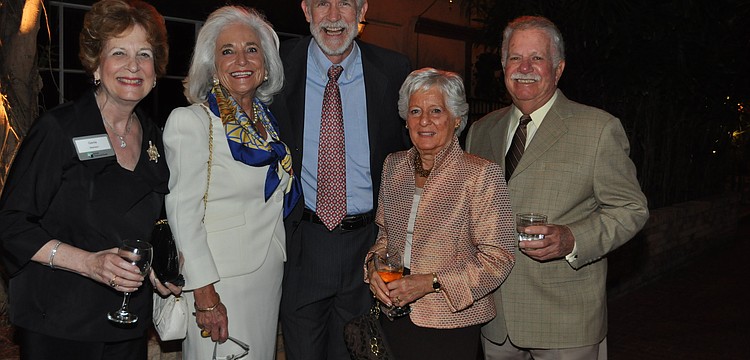 Genie Aberson with Graci and Dennis McGillicuddy and Marilyn and Irving Naiditch