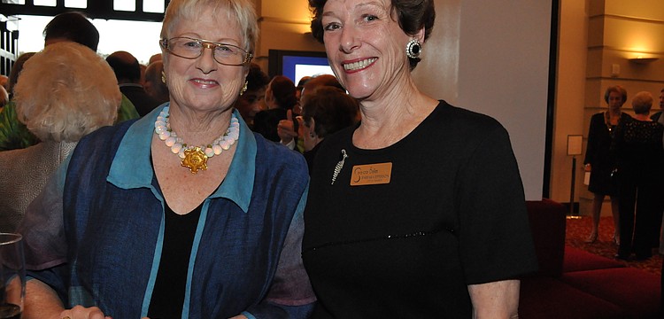 Peggy Abt with Barbara Epperson