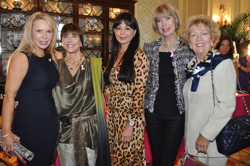 Sania Allen, Cynthia Rosen, Lourdes Ziegenfuss, Barb Gans and Myra Ragano