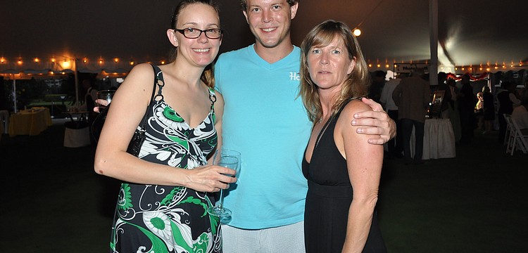 Emma Alletson with William Seth-Ward and Susan Seth-Ward