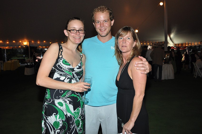 Emma Alletson with William Seth-Ward and Susan Seth-Ward