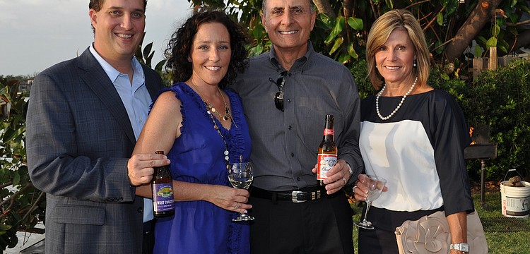 John and Suzanne Anderson with John and Denise Saputo