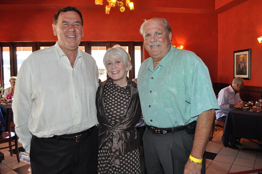 Dick Angelotti with Carol and Doug Barker