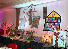 Students from each grade created an elaborate piece of artwork to be auctioned off during the live auction portion of the evening.
