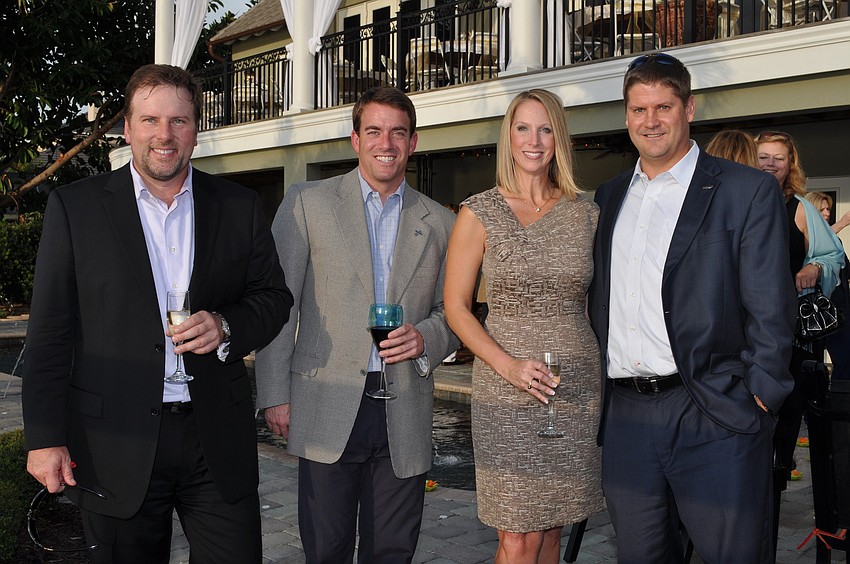 Scott Atkins, Chris Rolle, Heather Clark and Dane Hoffe