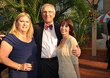Jamie Aymerich with Harry and Victoria Leopold