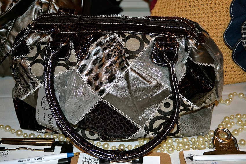One of the many bags up for auction at the Bags and Bling Luncheon.