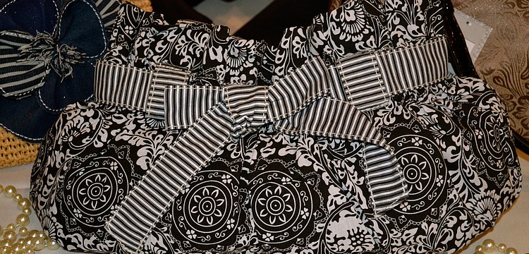 One of the many bags up for auction at the Bags and Bling Luncheon.