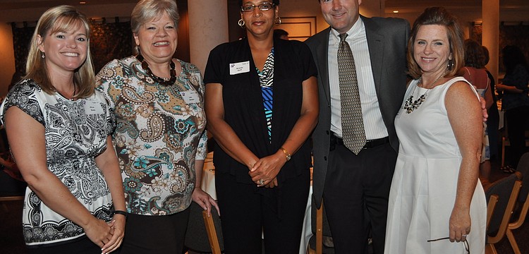 Alice Bane, Deb Minder, Brenda Goff, Don Lederer and Lea Hawlow
