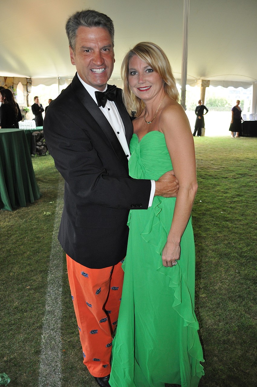 Athletic Director Noel Beaulieu with his wife, Alyssa