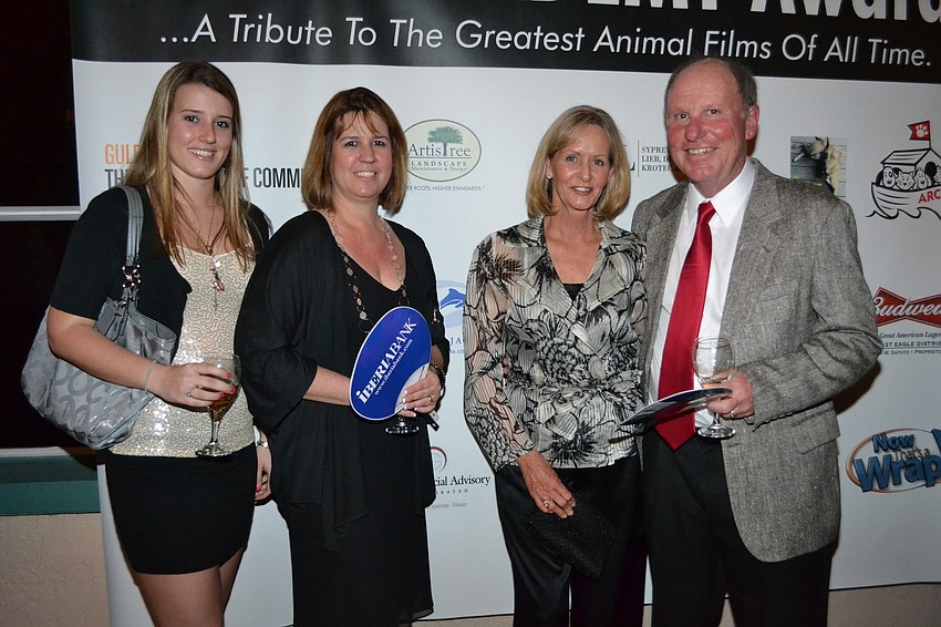 Jessica Beaumont and Lisa Beaumont with Jo and Dr. David Smith