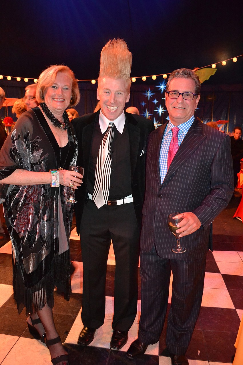Ellen Berman, Bello Nock and Dr. Neil Kahnovitz
