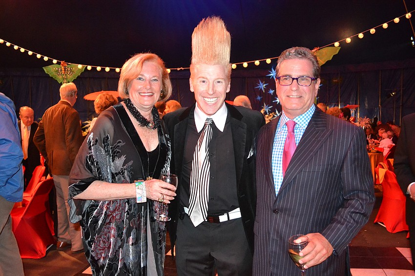 Ellen Berman, Bello Nock and Dr. Neil Kahnovitz