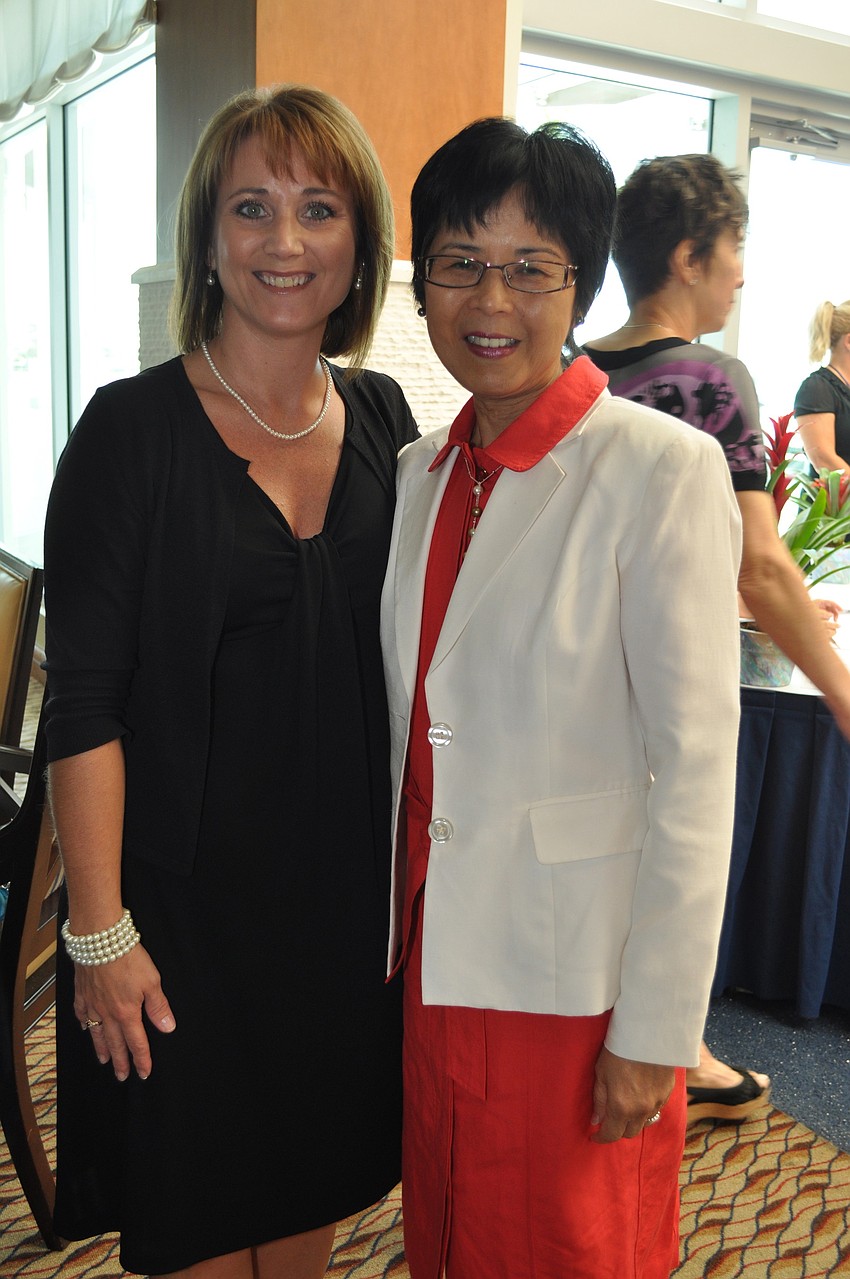 Lora Bienvenue and Evelyn Moya