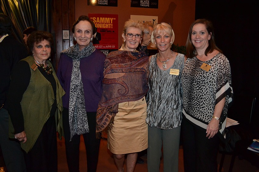 Sheila Birnbaum, Sally Yanowitz, Anne Virag, Debbie Haspel and Denise Cotler