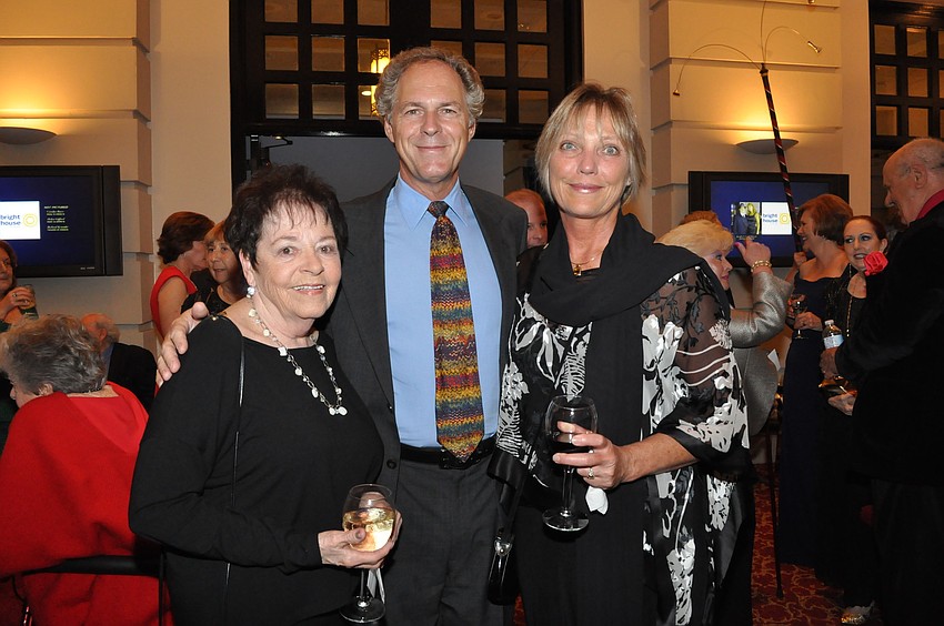 Shirley Blair with Michael and Kathy Bush