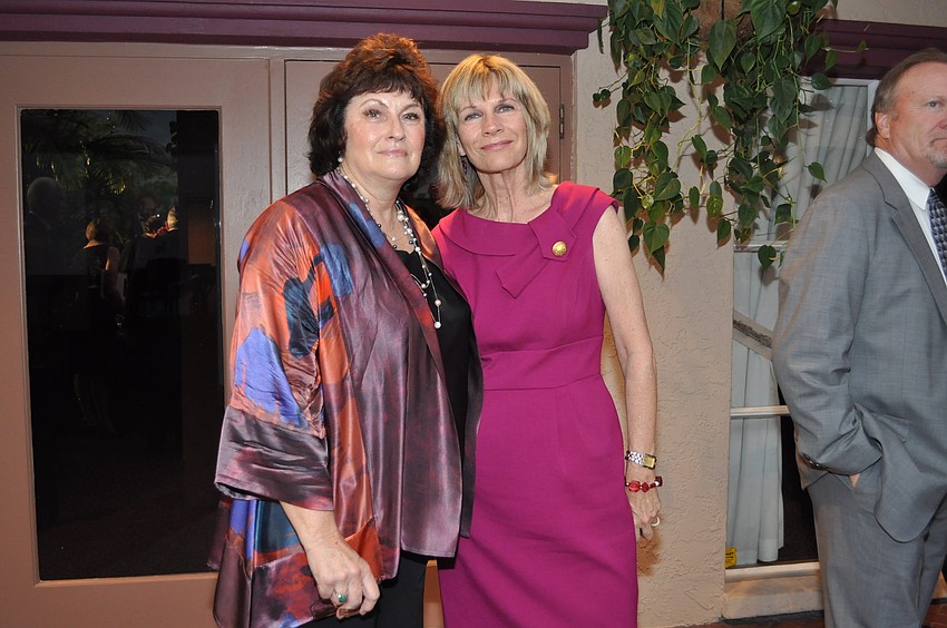 Margie Broughton and Mayor Suzanne Atwell