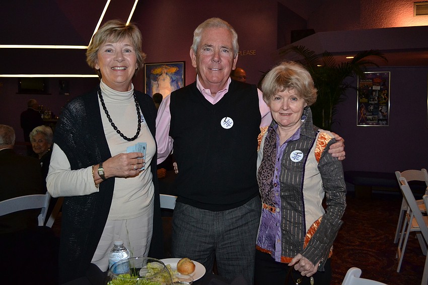 Judy Brown, Bob Cox and Jackie Britz