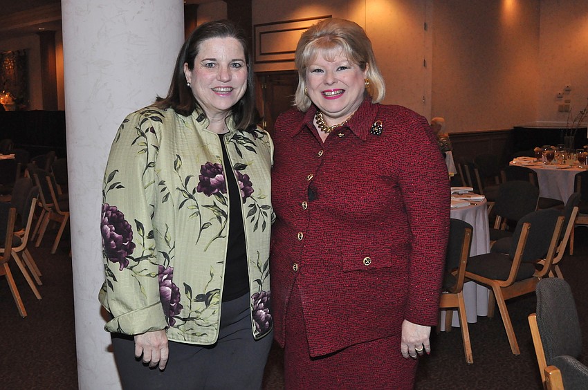 Event Chairwoman Cheryl Burstein and honorary Chairwoman Debbi Benedict