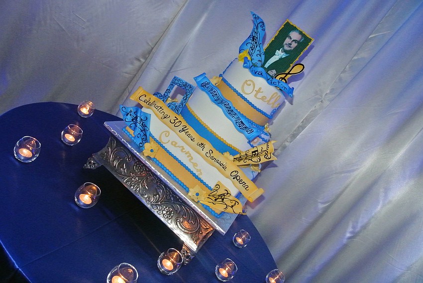 Maestro Victor DeRenzi's 30th anniversary cake