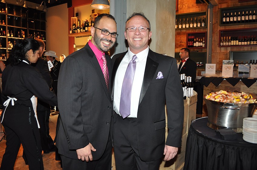 Roger Capote and Chairman Jim Wilson