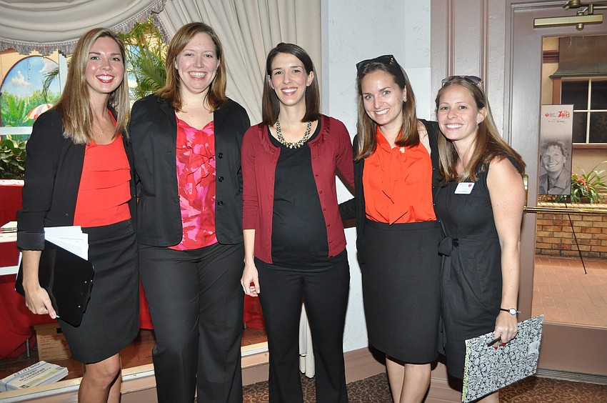 Whitney Carney, Bridgitte Harmon, Andrea Masterson, Andrea Cox and Liz Tsinberg