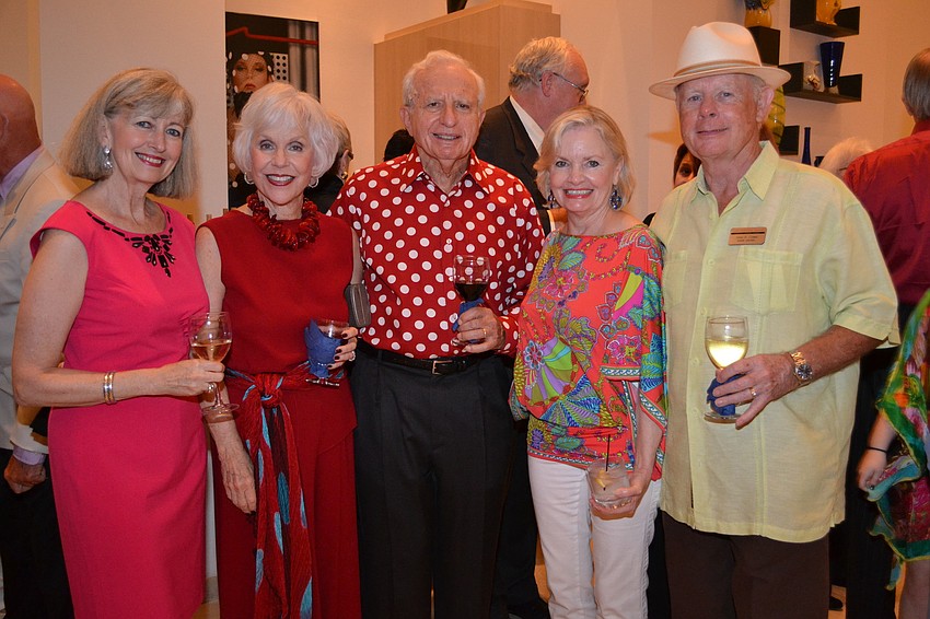 Esme Carroll with Margie and Chuck Barancik and John and Chris Currie