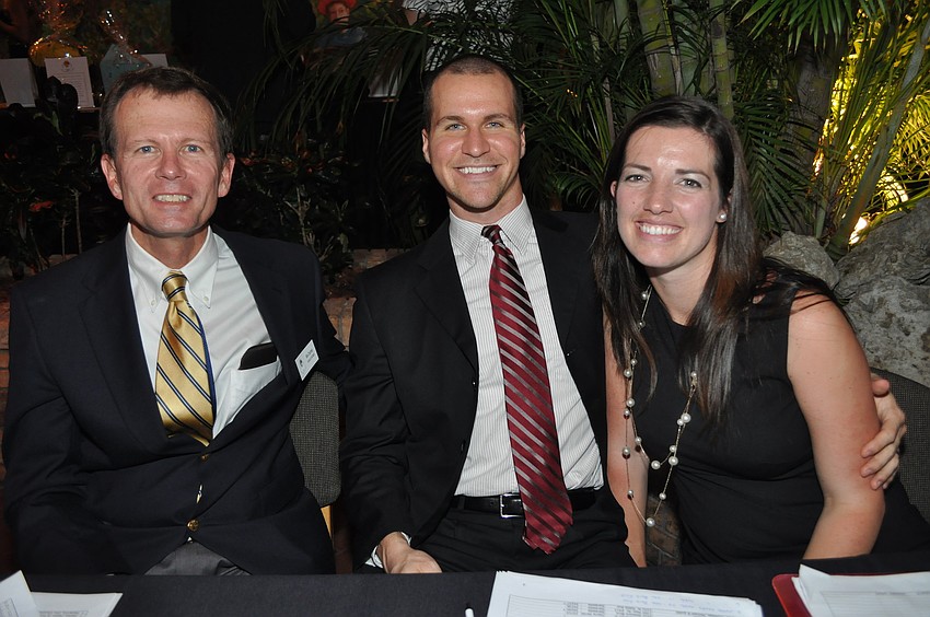 Mike Chaplinsky with Jake and Lexie Alexander
