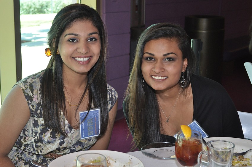 Alina Charles and Mia Seunarine