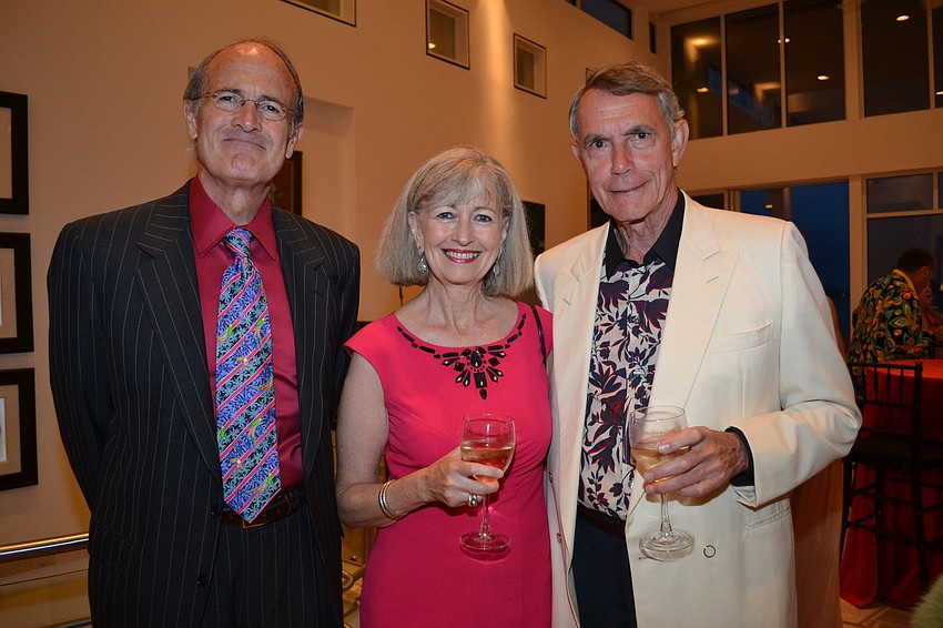 Tom Charters, Esme Carroll and Jim Meekison