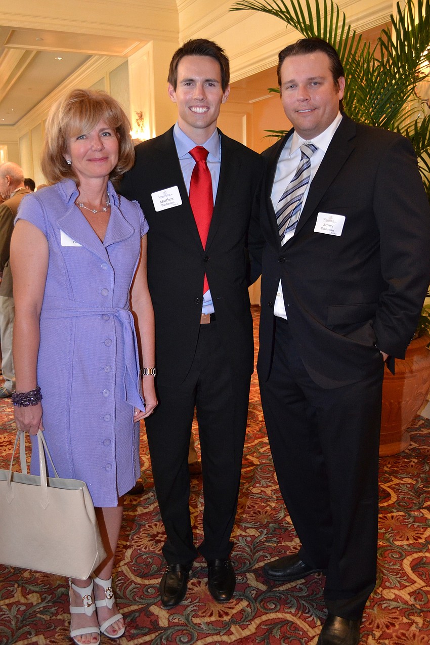 Beata Cook with Matt Buchanan and James Buchanan