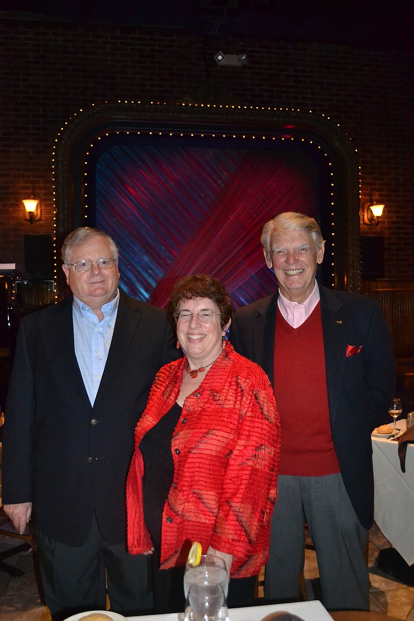Tom and Kathy Cook with John Ross