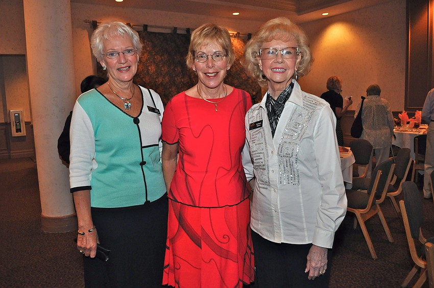 Katie Couchot, Jean Huber and Barbara Staton