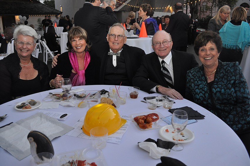 Susan Coyne, Ellen Flatow and Bob Coyne with Bob and Bonny Israeloff