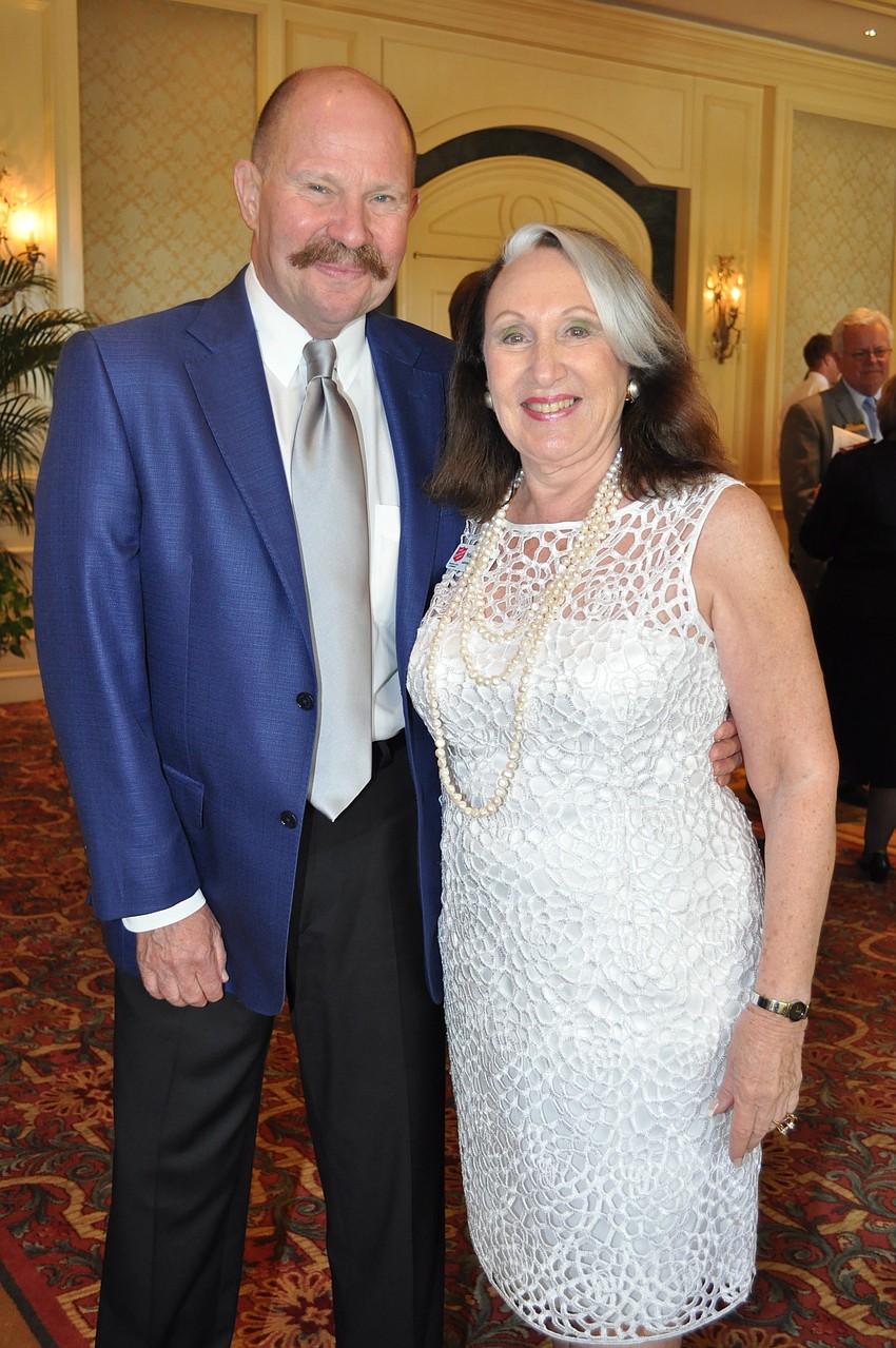 Doug Crossan and Chairwoman Marilyn Bezner