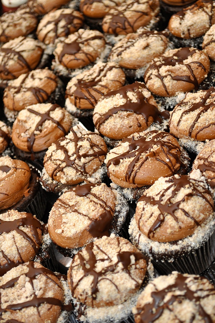The event featured cupcakes galore.
