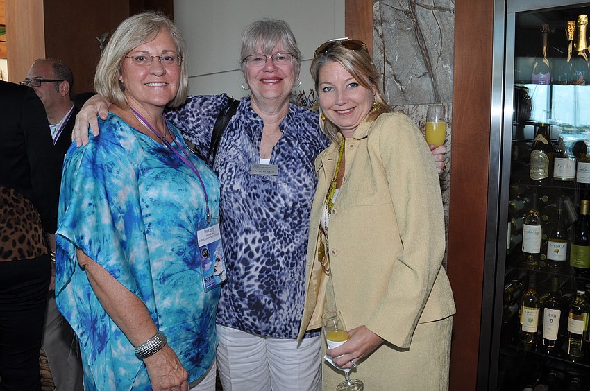 Mary Dailey, Terry Brackett and Alyssa Beaulieu