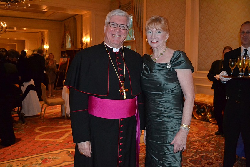 Bishop Frank DeWane and Co-Chairwoman Bridget 
Spiess