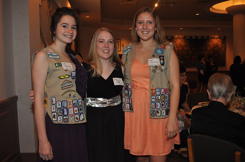 Emma Downey, Valerie Schlage and Stevie Peacock