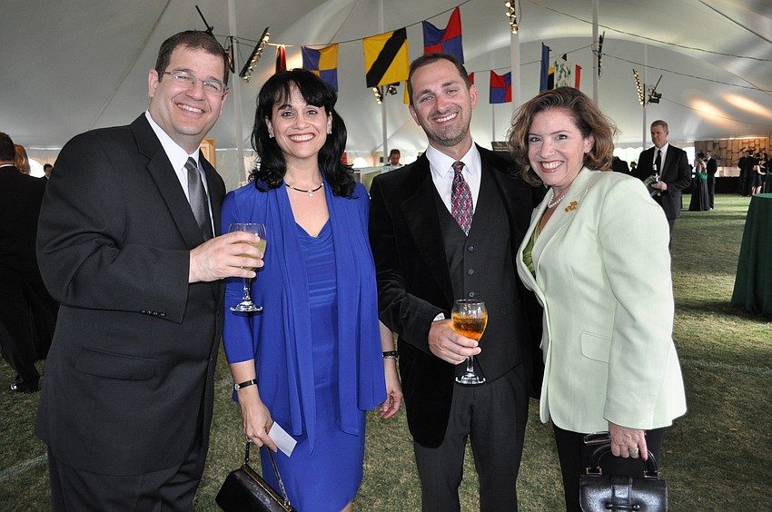 Rob and Stacey Edelman with Barron and Patty Schimberg