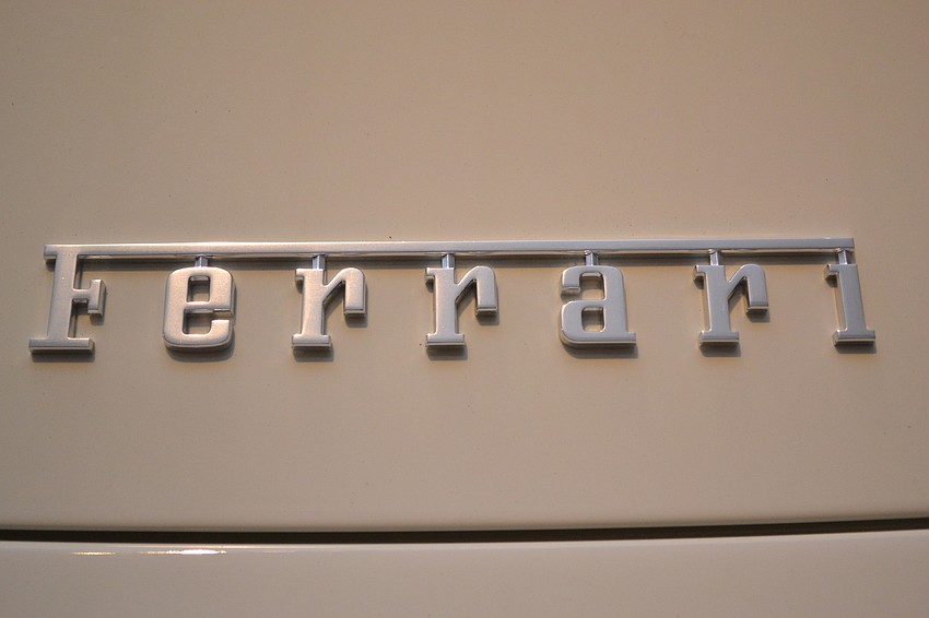 Ferraris were featured at the event.