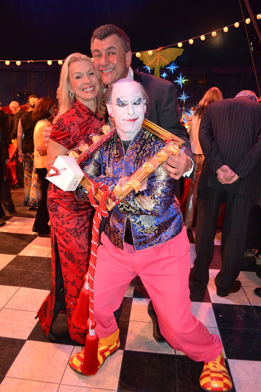 Elizabeth Flower and Arnold Duke with Chuck Sidlow