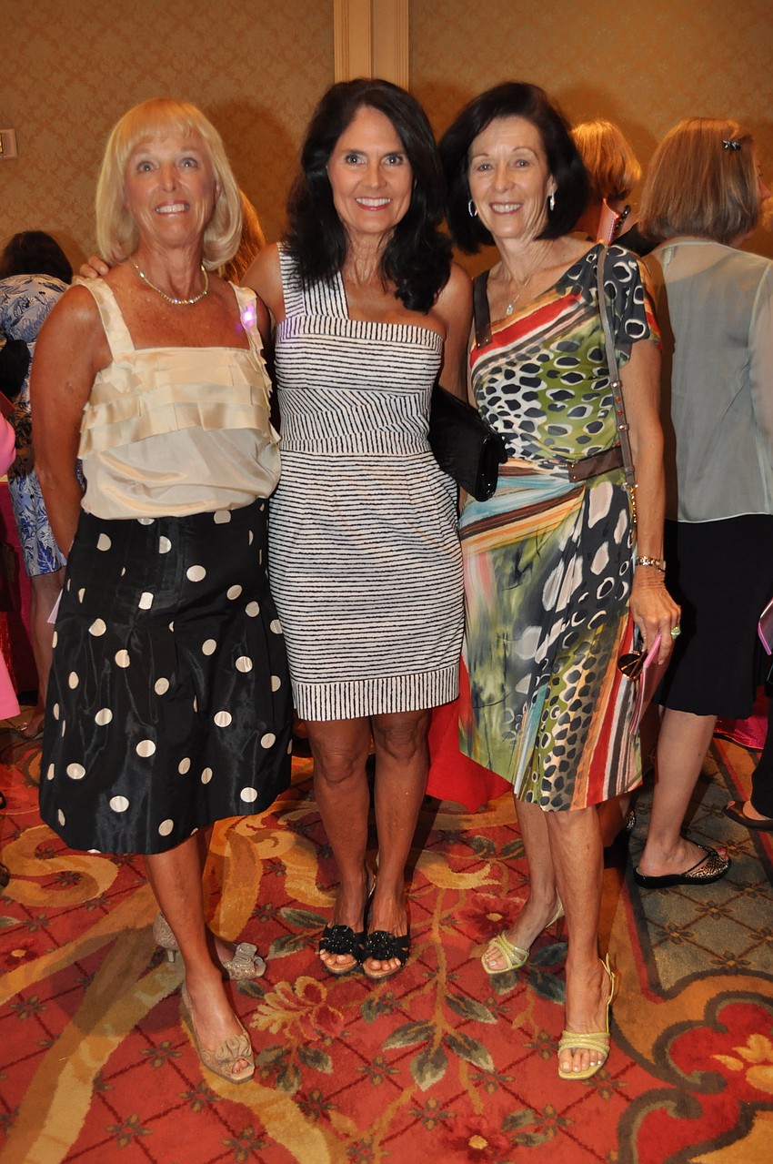 Betsy Gentile, Mary Lou Johnson and Lorraine Kaplan