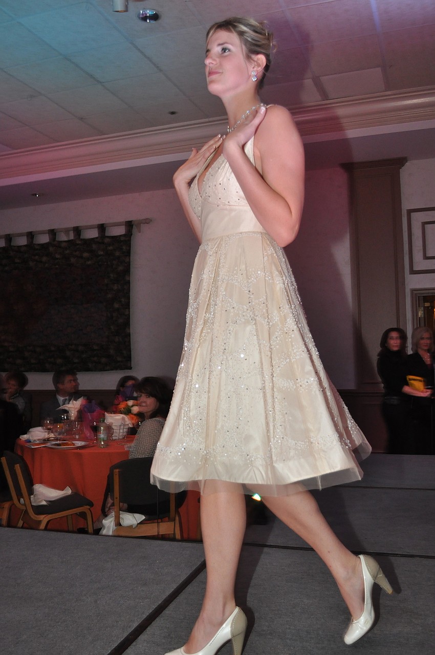 All of the models in the fashion show were Parkinson patients or their caregivers, family members or friends.