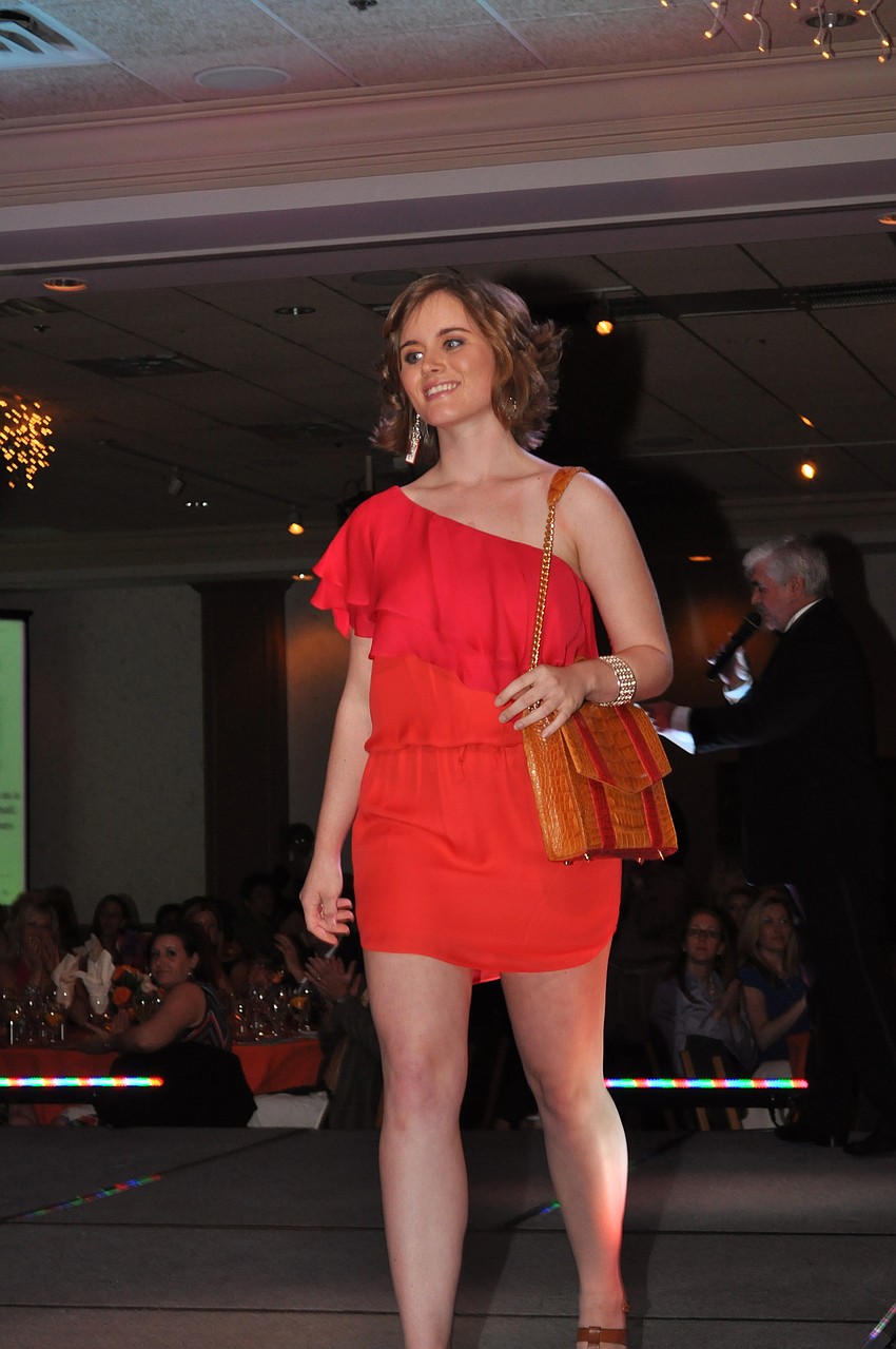 All of the models in the fashion show were Parkinson patients or their caregivers, family members or friends.