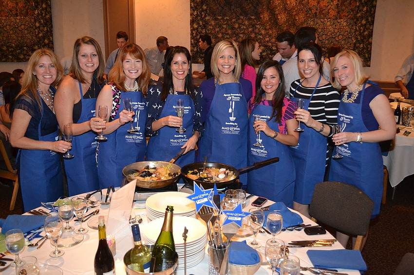 Everyone had a great time at this year's Cooking for Wishes!