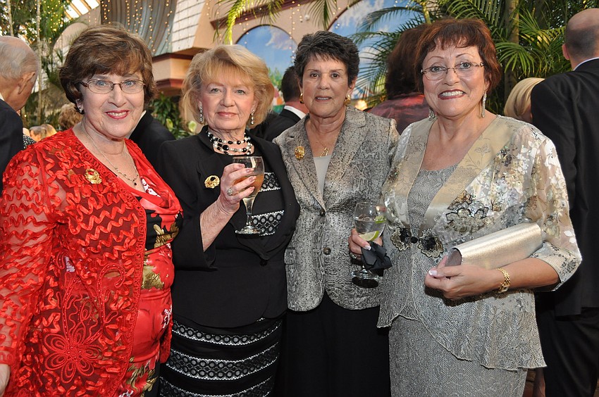 Marlies Gluck-Upton, Barbara Berliner, Nancy Cobin and Marilyn Royfe