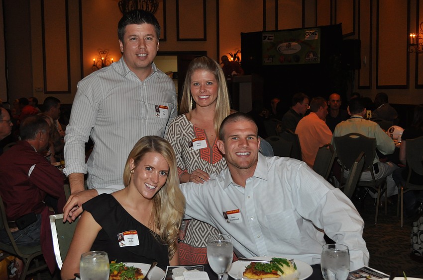 Morgan Griffin, Jesse and Katie Biter and Drew Weatherford