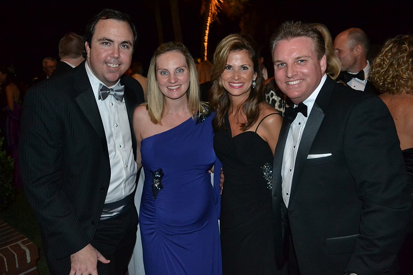 Joe and Sydney Gruters with Lori and Mike Moran